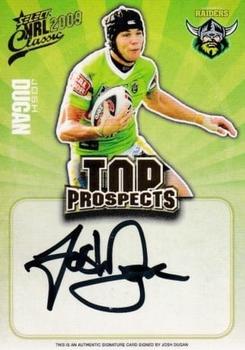 2009 Select Classic - Top Prospects #TP3 Josh Dugan Front